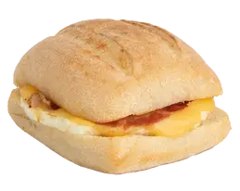 Bacon Gouda Tuscan Roll breakfast sandwich