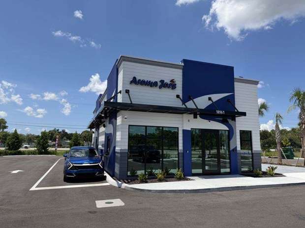 Aroma Joe's North Fort Myers storefront and drive-thru