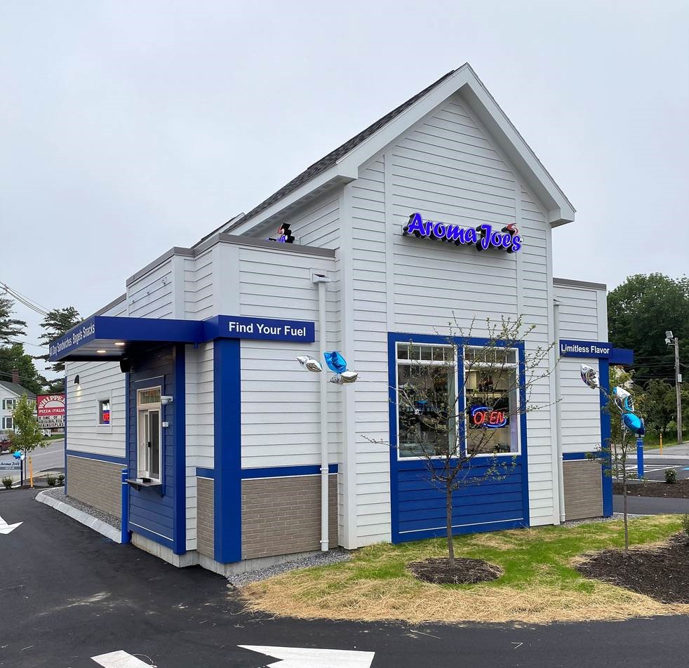 Now Open in Augusta, Maine Aroma Joe's