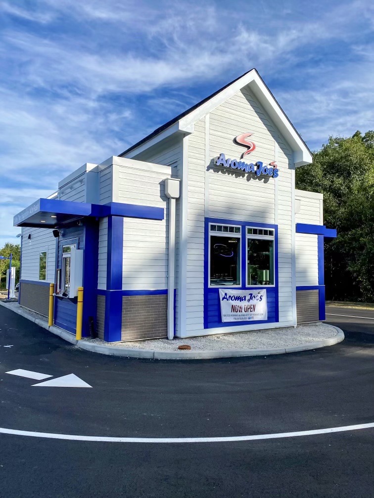 Now Open in Kittery, ME Aroma Joe's